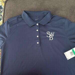 Nike Women's  Shirt featuring the Scranton Wilkes Barre Railriders logo.